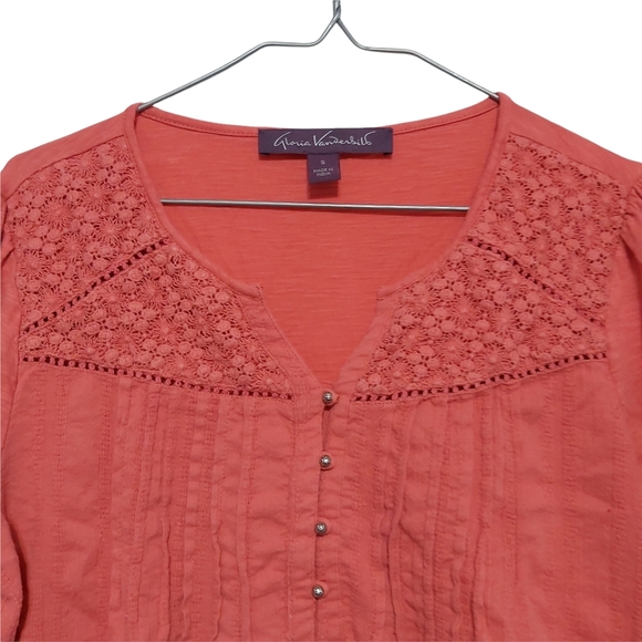 Gloria Vanderbilt Gauzy Zuri Shirt - Picture 8 of 14